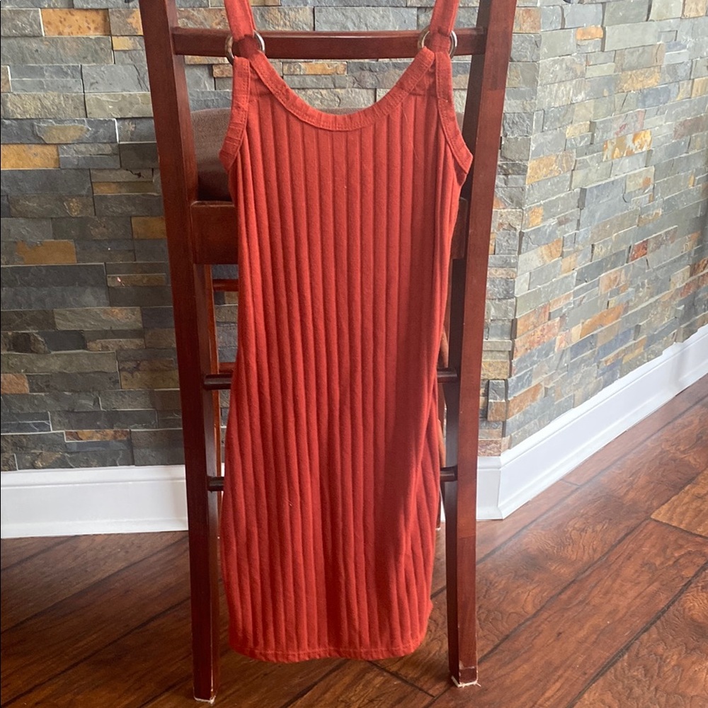 Copper Tank Dress—Tight Fitting